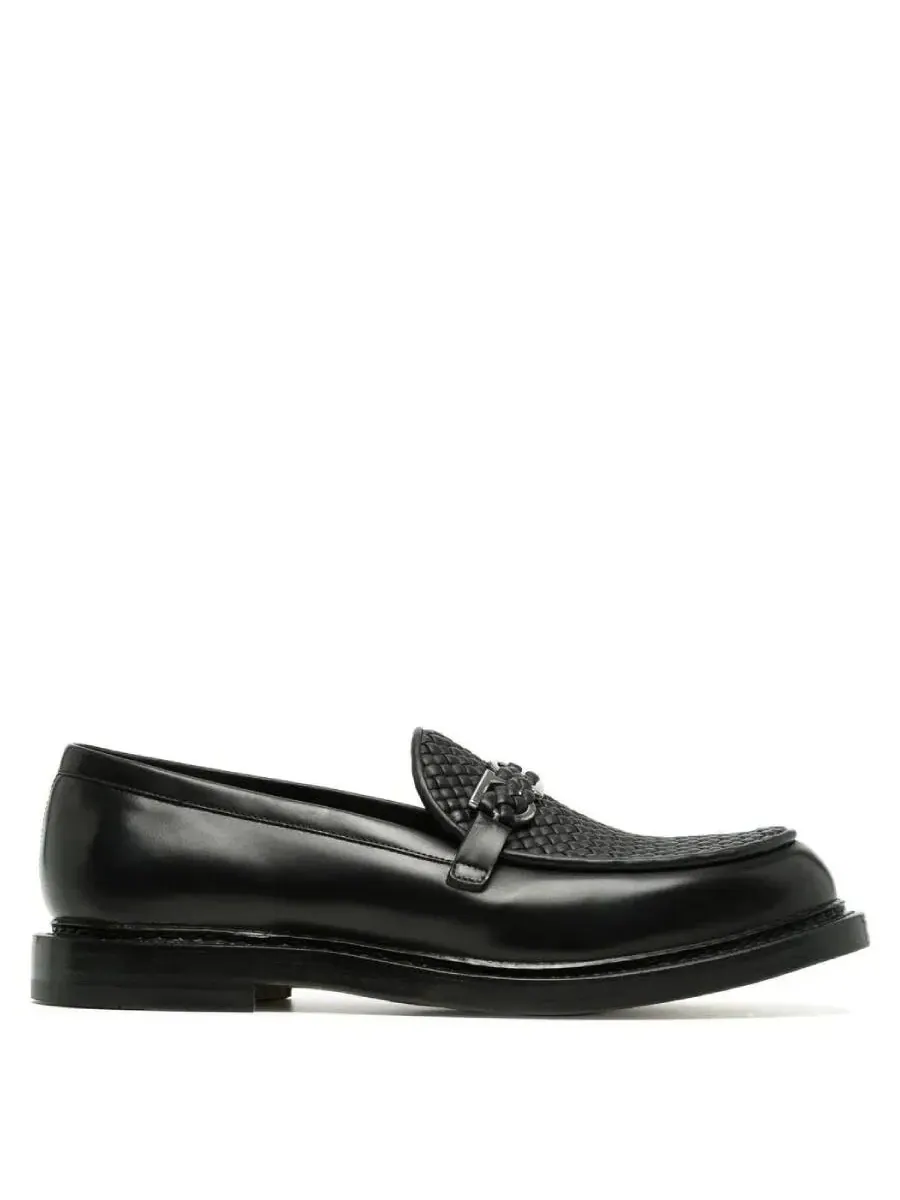 Кожаные лоферы Ferragamo Montreal Gancini