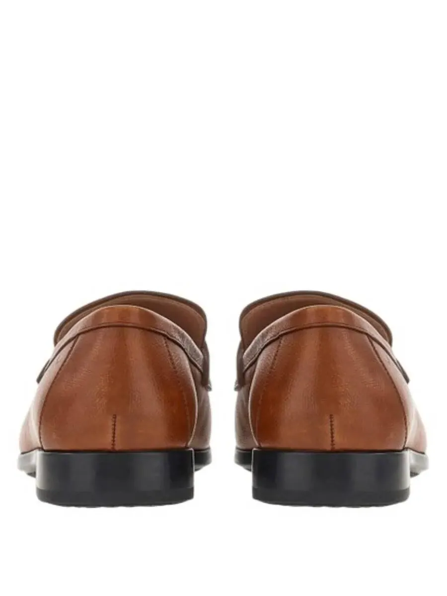 Мокасины Ferragamo Riley Gancini с орнаментом — изображение 3 из 3, коричневый