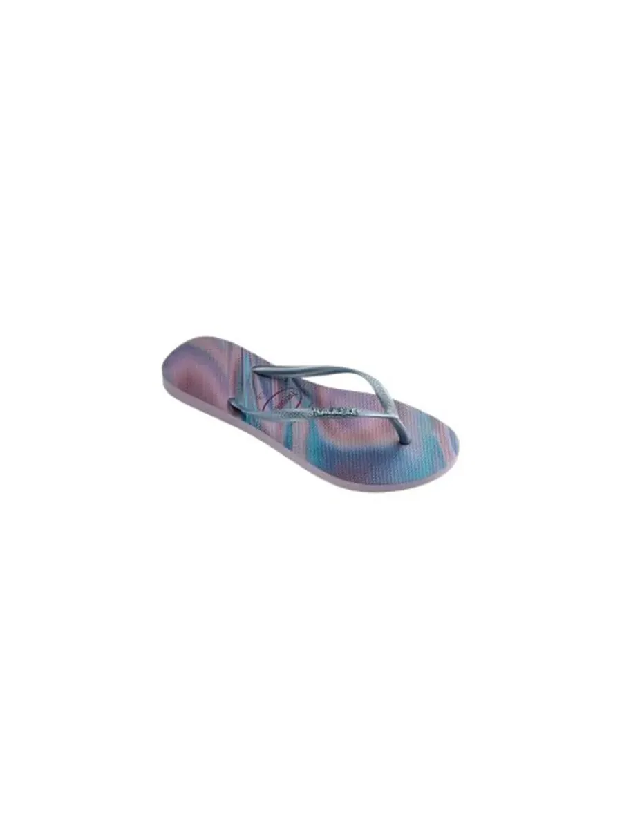 Сланцы Havaianas Slim Iridescent цвета сирени, сиреневый — изображение 2 из 3, фиолетовый