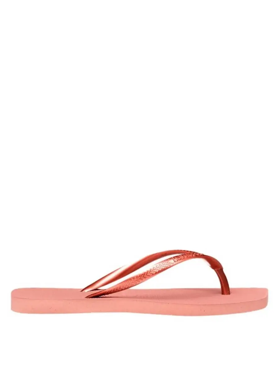 Шлепанцы Havaianas Slim Square-Shape из резины — розовый