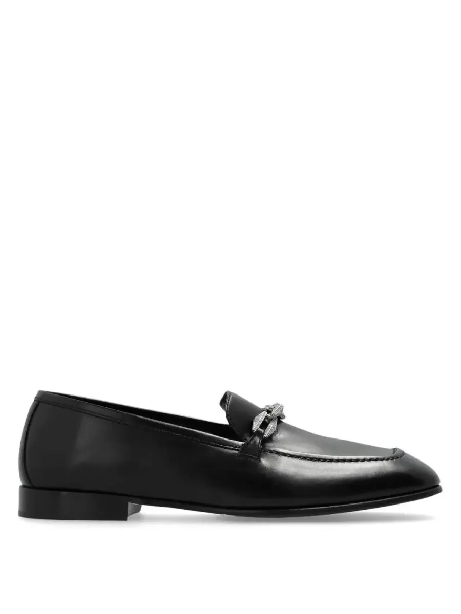 Лоферы Jimmy Choo Diamond Tilda из кожи — прозрачный