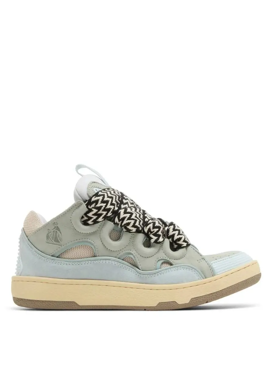 Кроссовки Lanvin Pale Blue Curb — синий