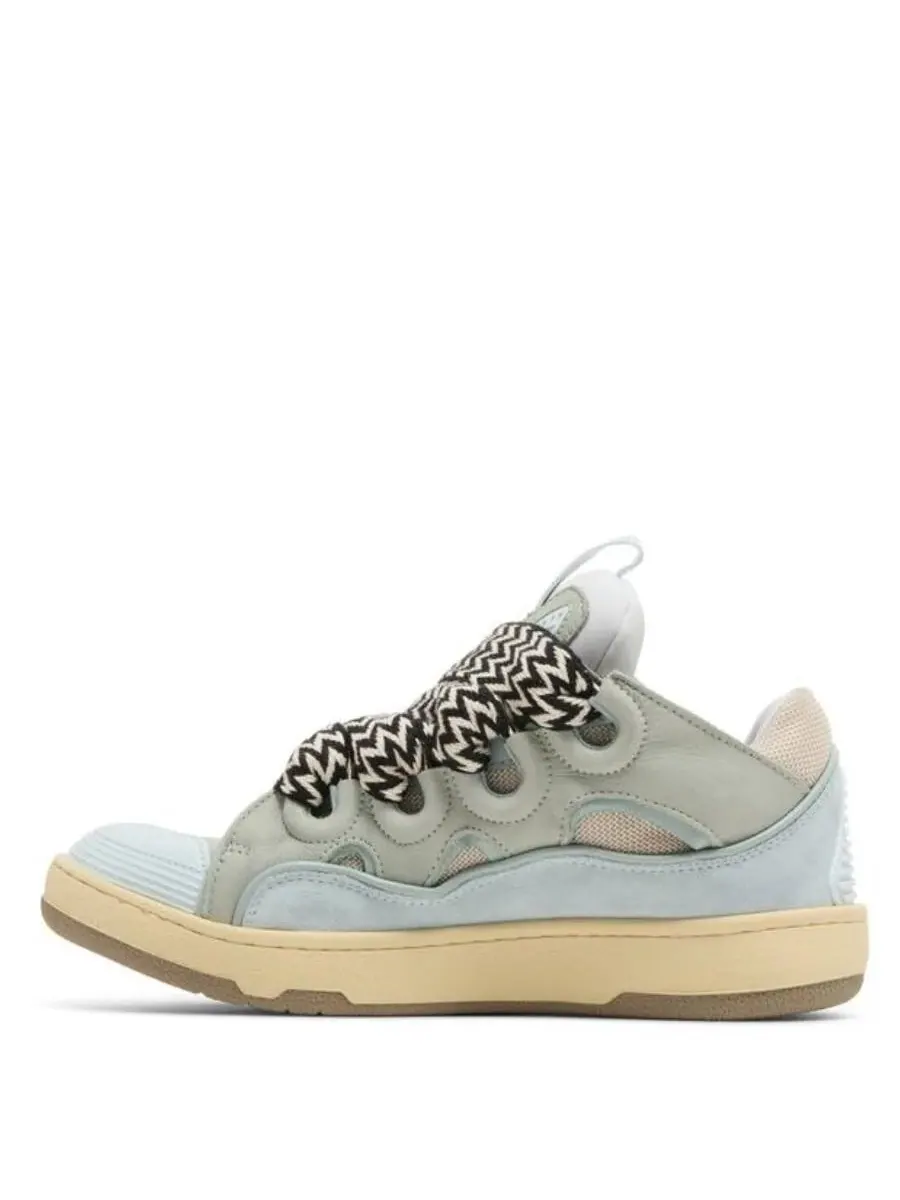 Кроссовки Lanvin Pale Blue Curb — изображение 2 из 4, бледный синий