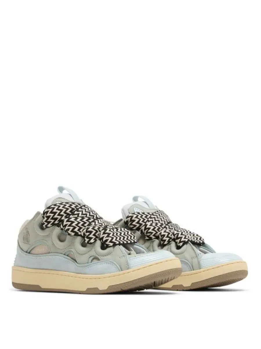 Кроссовки Lanvin Pale Blue Curb — изображение 3 из 4, бледный синий