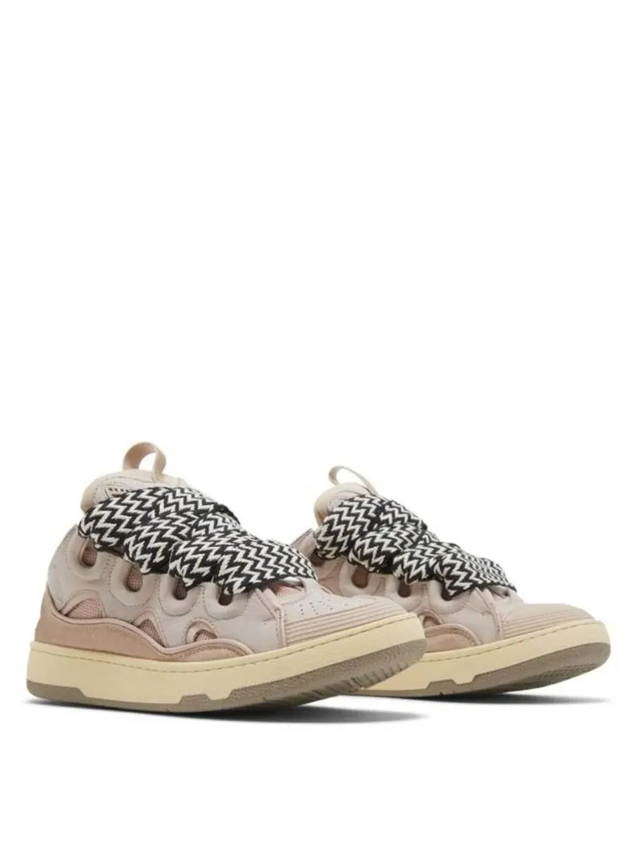 Кроссовки Lanvin Pale Pink Curb — изображение 2 из 3, бледный розовый