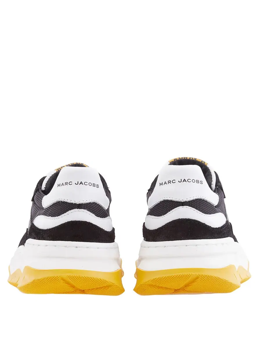 Детские слипоны Little Marc Jacobs с панельным дизайном и низким верхом — изображение 4 из 4, черный