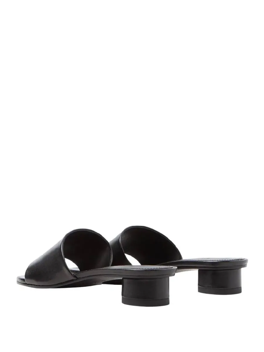 Сандалии Mm6 Maison Margiela анатомической формы из кожи, размер 35 (американский размер 5) — изображение 3 из 3, черный