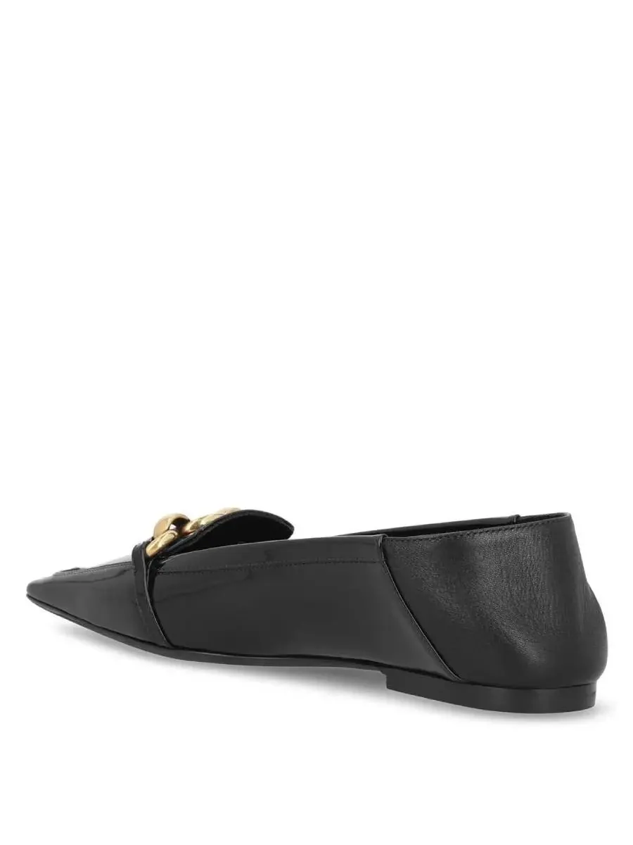 Лоферы Saint Laurent Le Maillon из лакированной кожи — изображение 3 из 3, черный