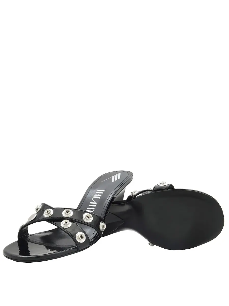 Сандалии Attico Black Cosmo с эко-патентом The Attico — изображение 2 из 4, черный