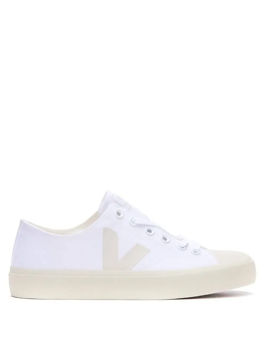 Женские белые низкие кроссовки Veja Pierre Wata II