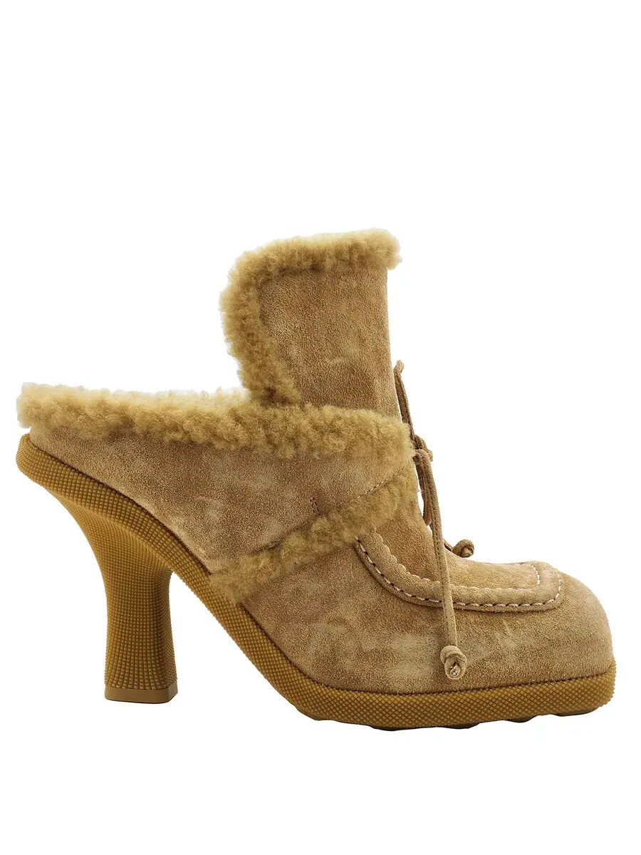 Мюли Burberry Highland с квадратным носком