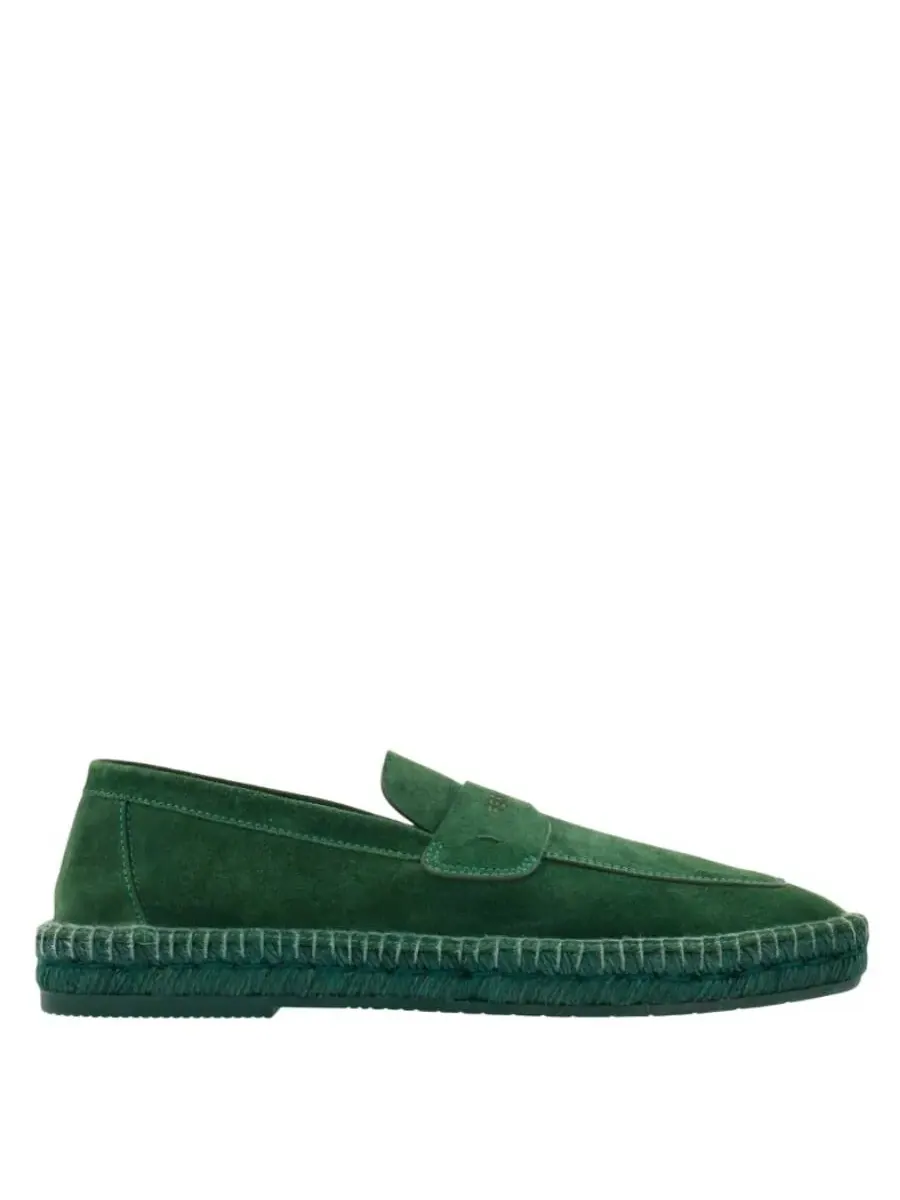 Эспадрильи-лоферы Ferragamo Dark Brilliant Green