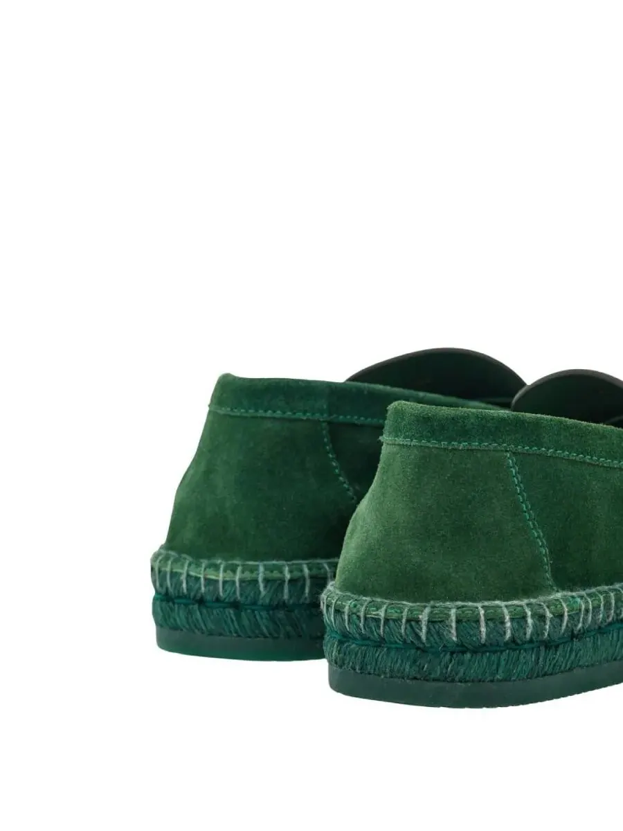 Эспадрильи-лоферы Ferragamo Dark Brilliant Green — изображение 3 из 3, темный зеленый