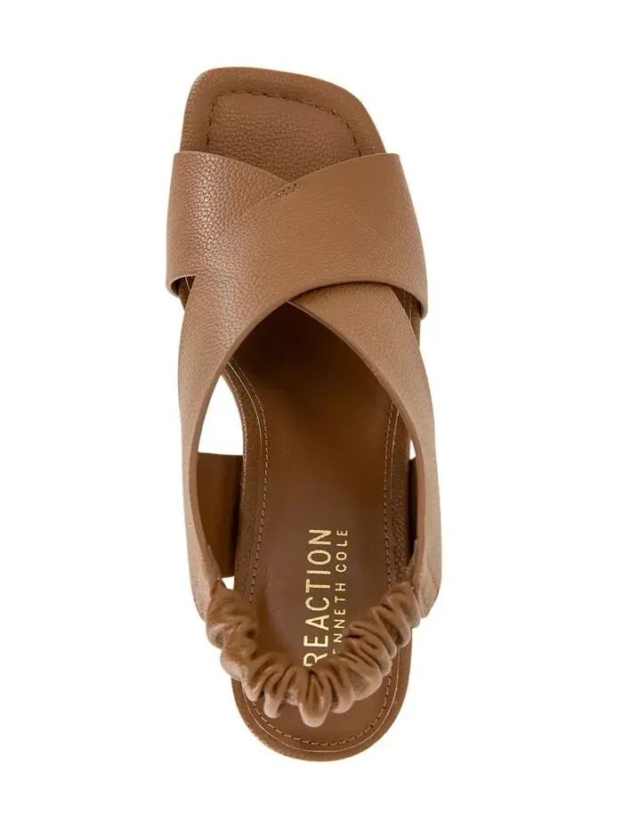 Женские сандалии Nancy Square Toe Kenneth Cole Reaction — изображение 4 из 5, верблюжий