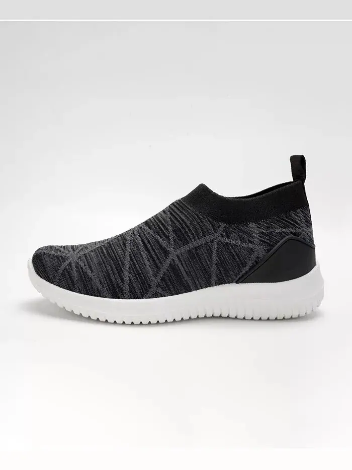 Женские повседневные кроссовки Slip On с дышащей сеткой Mio Marino — изображение 2 из 3, черный