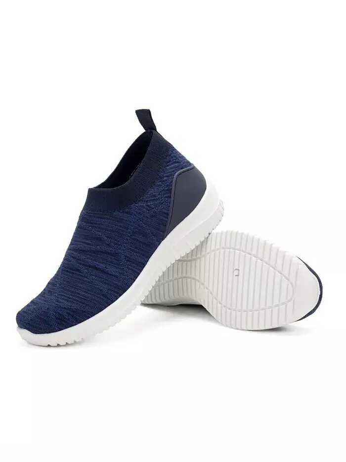 Женские повседневные кроссовки Slip On с дышащей сеткой Mio Marino — синий