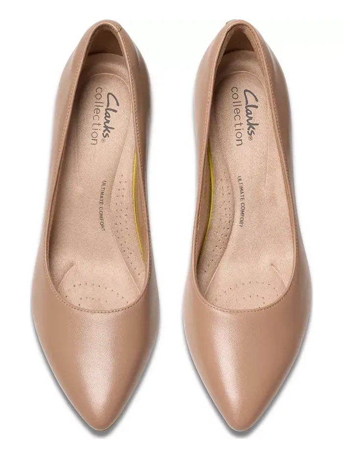 Туфли-лодочки женские Clarks Kepley Vine — изображение 4 из 8, бежевый