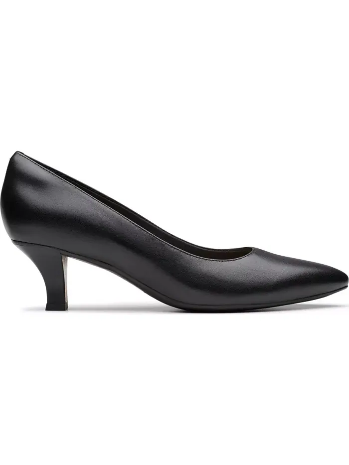 Туфли-лодочки женские Clarks Kepley Vine, острый носок — изображение 2 из 8, черный