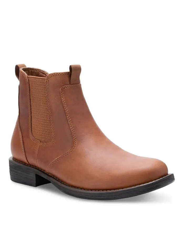 Мужские повседневные двойные ботинки челси без шнуровки Eastland Shoe — коричневый