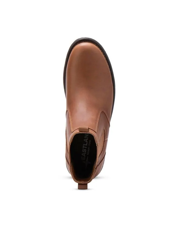Мужские повседневные двойные ботинки челси без шнуровки Eastland Shoe — изображение 3 из 3, коричневый