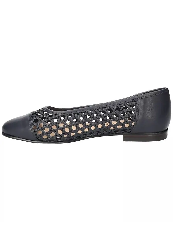 Любимые женские туфли на плоской подошве с квадратным носком Bella Vita — изображение 3 из 7, темно-синий