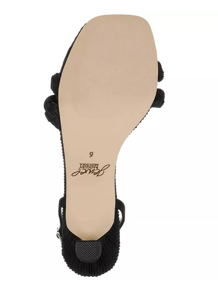 Женские сандалии Sharon Square Toe Dress Jewel Badgley Mischka — изображение 5 из 5, черный
