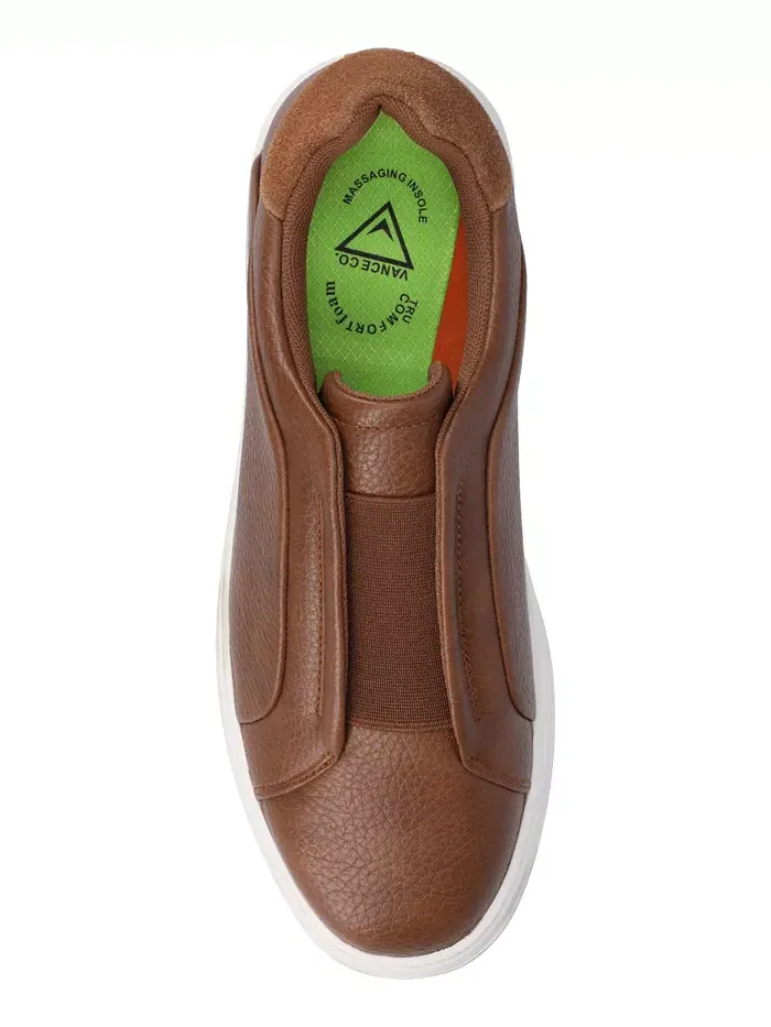 Мужские слипоны Matteo Tru Comfort Foam Vance Co. — изображение 4 из 5, коричневый