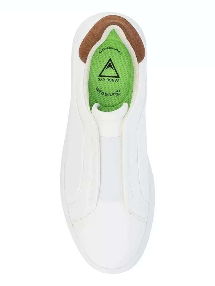 Мужские кроссовки Matteo Tru Comfort Foam Slip-On Vance Co. — изображение 4 из 5, белый