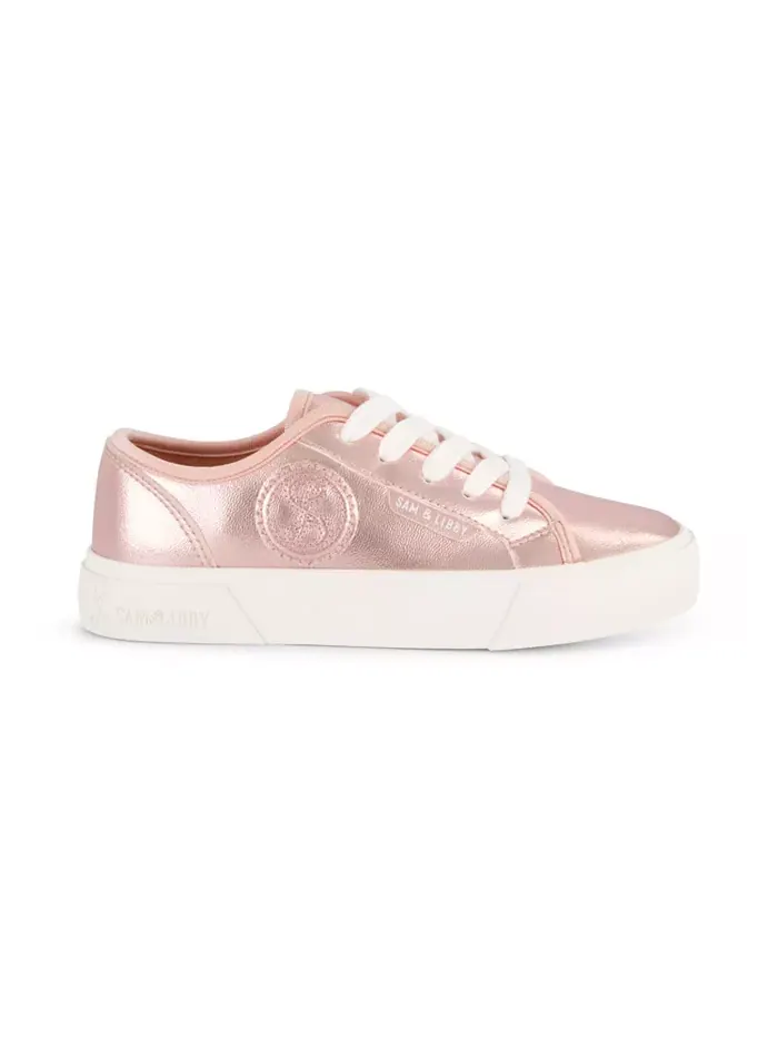 Sam & Libby Little and Big Girls Davie Dina Court Lace Up Sneaker – кроссовки на шнуровке для — изображение 4 из 13