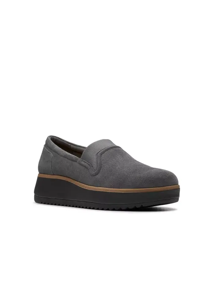 Туфли женские Clarks Zylah Sky Shoes — изображение 1 из 7, темный серый
