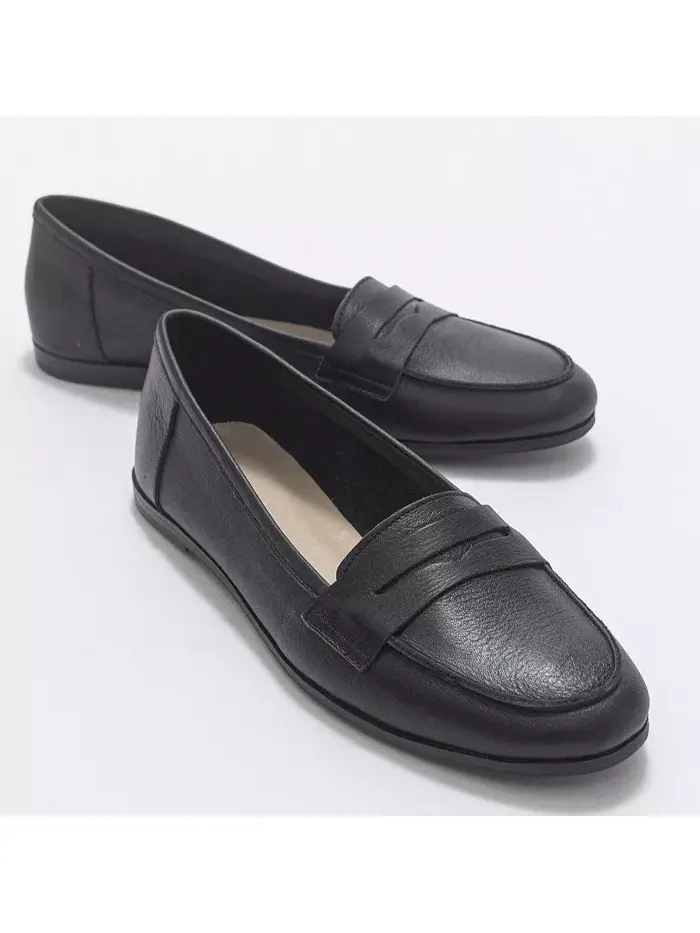 Лоферы Dorothy из кожи Forever & Always Shoes — изображение 1 из 4, черный