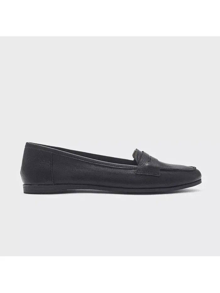 Лоферы Dorothy из кожи Forever & Always Shoes — изображение 3 из 4, черный