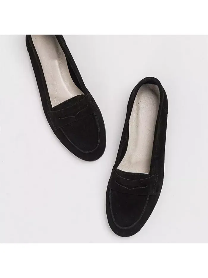 Лоферы Dorothy из кожи Forever & Always Shoes — изображение 3 из 6, черный