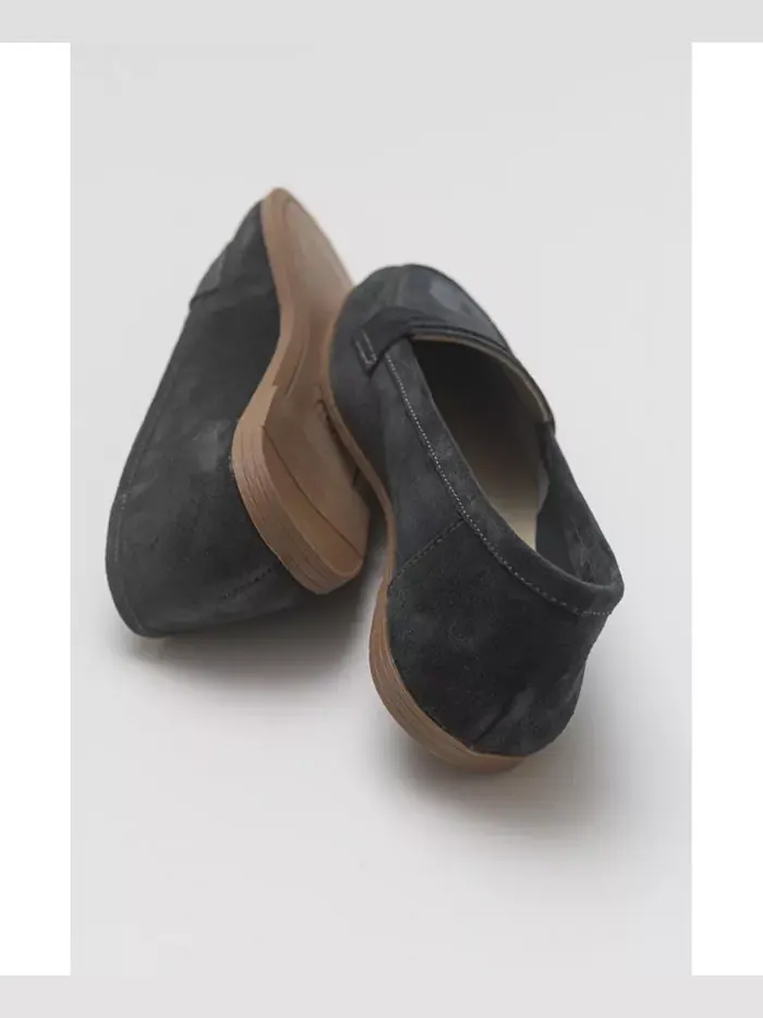 Лоферы Dorothy из кожи Forever & Always Shoes — изображение 5 из 5, темно-серый
