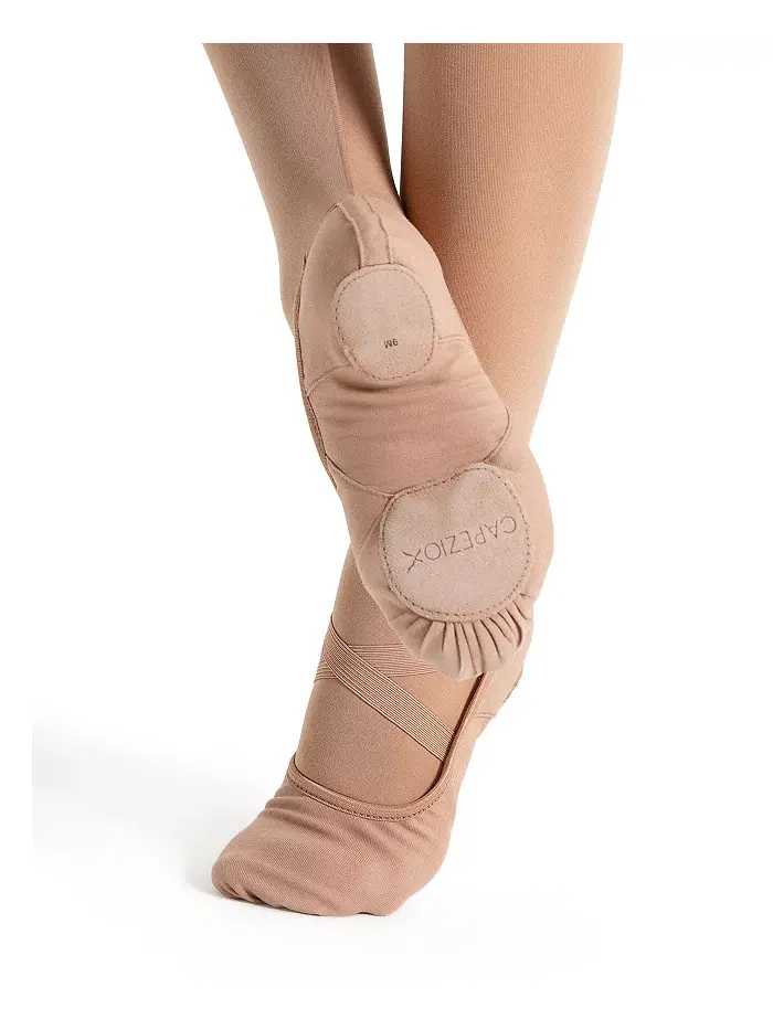 Женские балетки Hanami из холста Capezio — изображение 3 из 5, бежевый