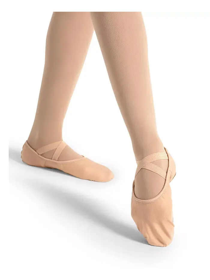 Женские балетки Hanami из холста Capezio — изображение 2 из 4, нудовый