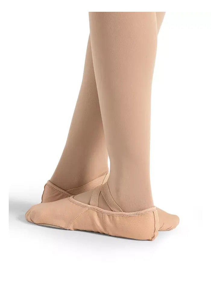 Женские балетки Hanami из холста Capezio — изображение 3 из 4, нудовый