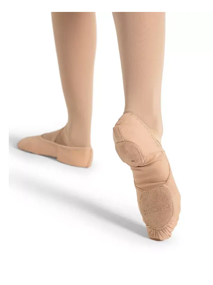 Женские балетки Hanami из холста Capezio — изображение 4 из 4, нудовый