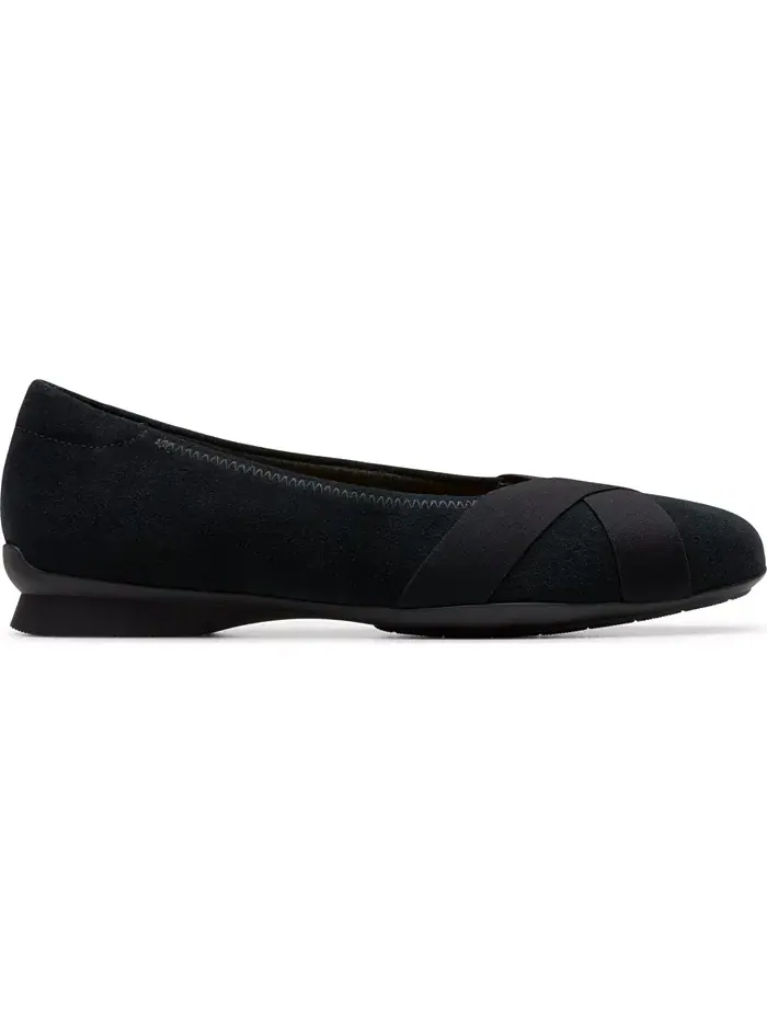 Балетки женские Clarks Jazmynn Gem, круглый носок — изображение 2 из 5, черный