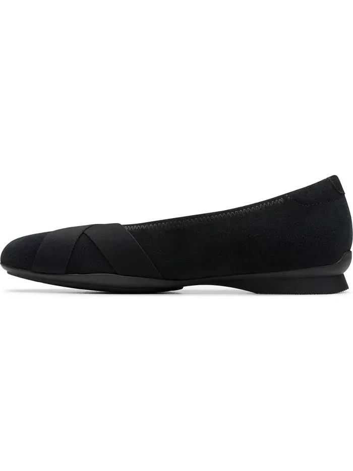 Балетки женские Clarks Jazmynn Gem, круглый носок — изображение 5 из 5, черный