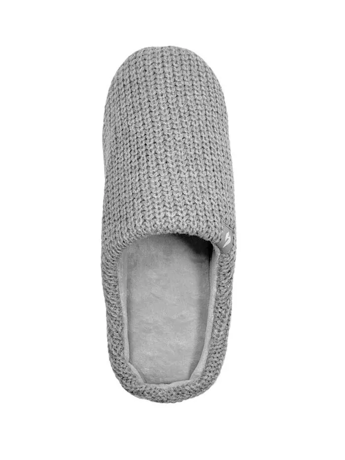Мужские тапочки Asher Rib Knit Scuff Heat Holders — изображение 3 из 5, серый