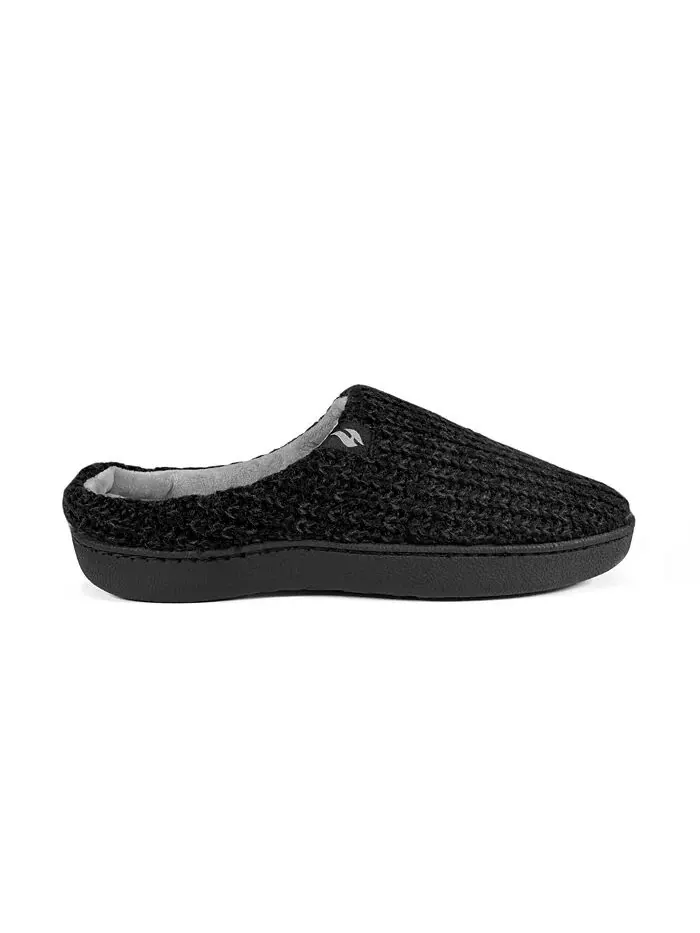 Мужские тапочки Asher Rib Knit Scuff Heat Holders — изображение 4 из 5, серый