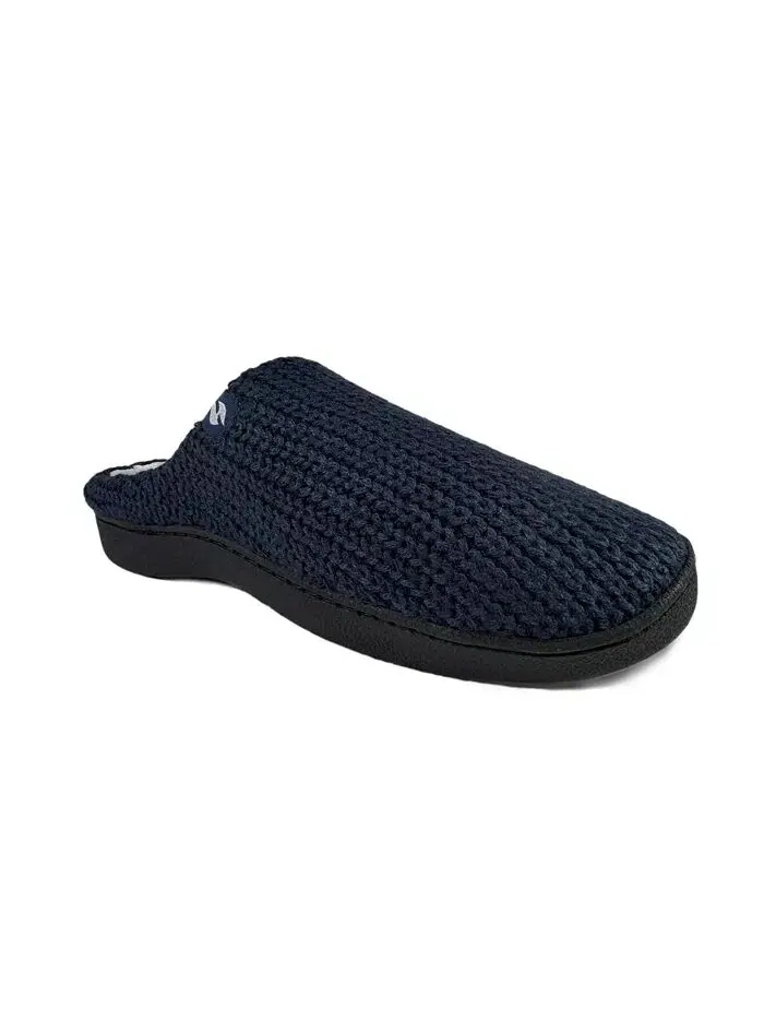 Мужские тапочки Asher Rib Knit Scuff Heat Holders — синий