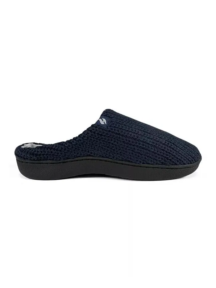 Мужские тапочки Asher Rib Knit Scuff Heat Holders — изображение 2 из 5, темно-синий