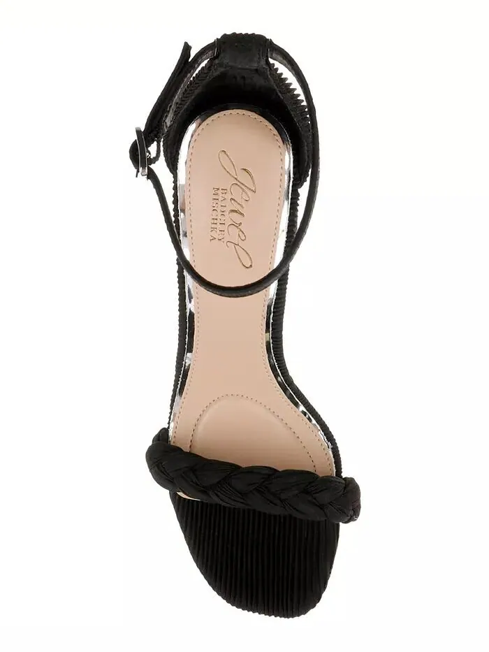 Женские сандалии Shea с круглым носком Jewel Badgley Mischka — изображение 4 из 5, черный