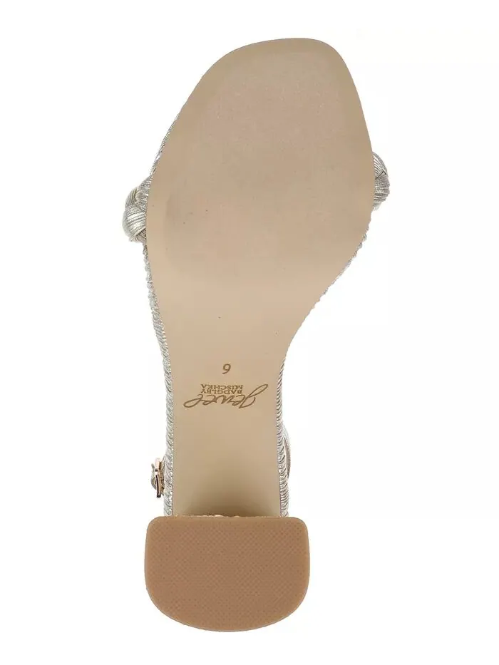 Женские сандалии Shea с круглым носком Jewel Badgley Mischka — изображение 5 из 5, шампань