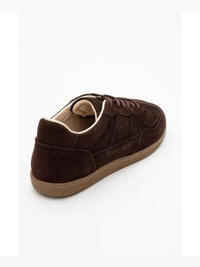 Кроссовки Shiva из замши и кожи (женские) Forever & Always Shoes — изображение 4 из 4, коричневый