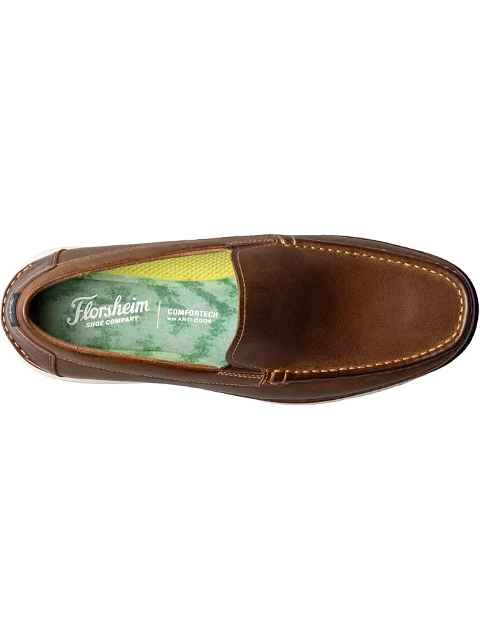 Мужские лоферы Tropics Moc Toe Venetian Florsheim — изображение 6 из 7, коричневый