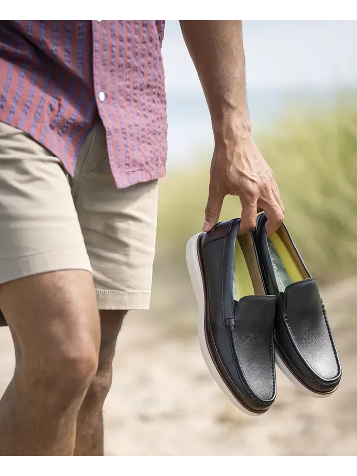 Мужские лоферы Tropics Moc Toe Venetian Florsheim — изображение 8 из 8, черный мульти