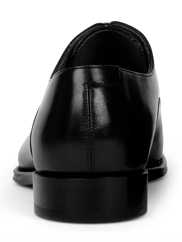Мужские классические оксфорды Regent Cap Toe из кожи Anthony Veer — изображение 5 из 5, черный